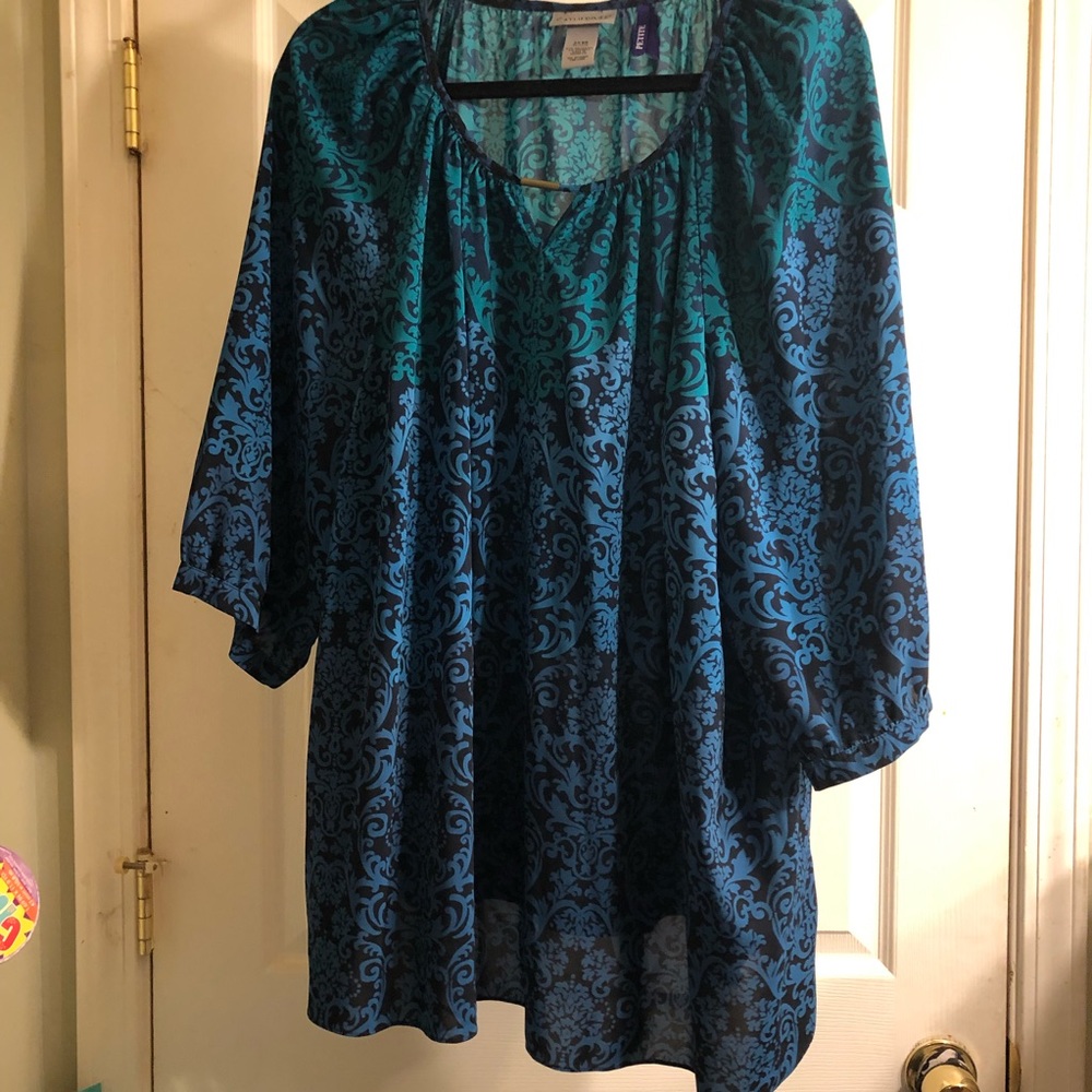 Plus sizeBlack Catherine’s Boho Blouse